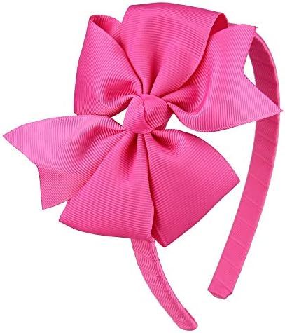 7Rainbows Girls Fashion Cute Hot Pink Bow Headband. | Amazon (US)