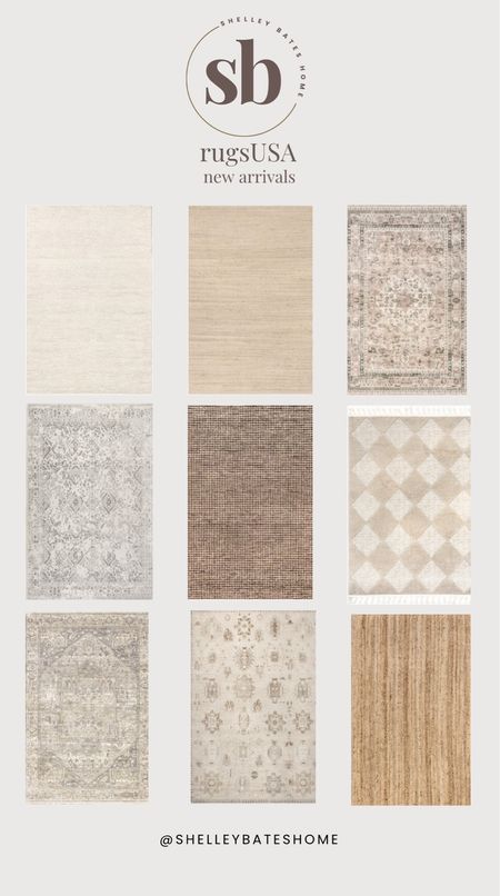 RugsUSA new arrivals. The perfect array of neutral rugs. Lots of texture and depth to these picks! 




Area rugs, rugsusa area rugs, living room rug, bedroom rug, dining room rug, entryway rug

#LTKStyleTip #LTKHome