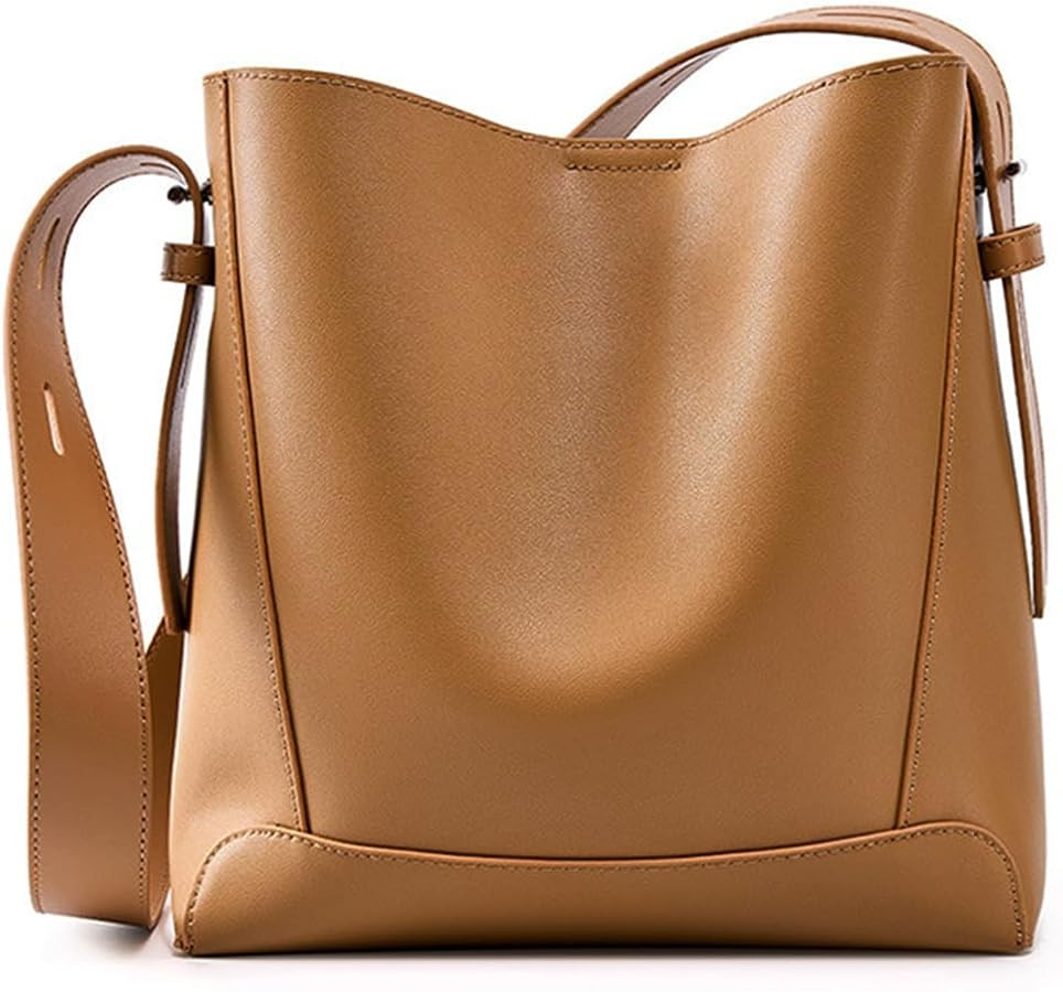 Bucket Bags For Women,Bucket Purses,Vegan Leather Shoulder Tote Bag Handbag With Adjustable Strap | Amazon (US)
