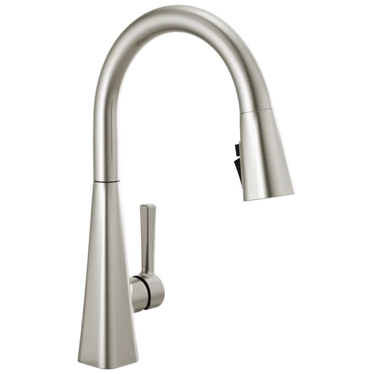 19802Z-SP-DST Lenta Pull Down Sprayer Kitchen Sink Faucet, Single Handle Kitchen Faucet | Wayfair North America