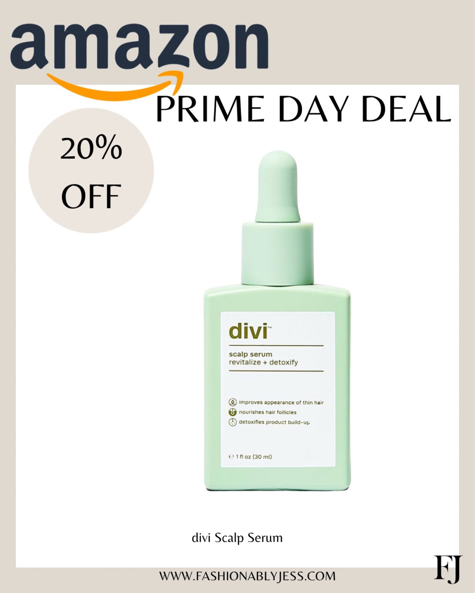 Divi Scalp Serum, Revitalize and Detoxify, Aids Against hair-thinning