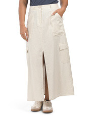 Linen Blend Maxi Skirt | Shorts & Skirts | Marshalls | Marshalls