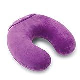 Samsonite Memory Foam Travel Pillow with Pouch, Ultraviolet, One Size | Amazon (US)