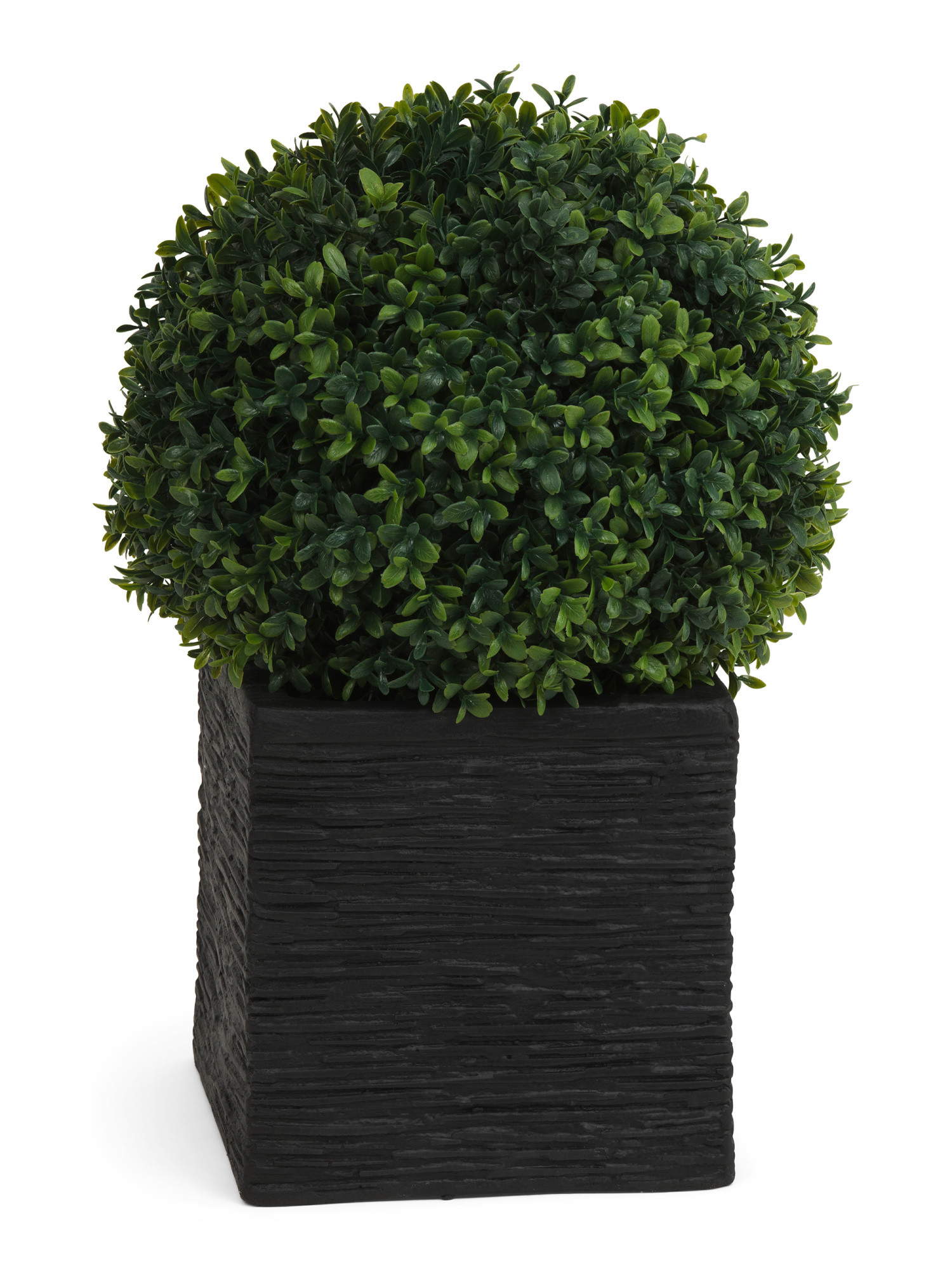 Outdoor Covered Porch Safe Topiary In Square Planter | TJ Maxx