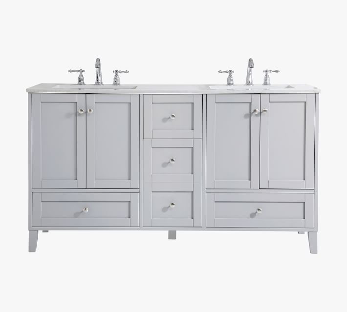 Moro 60" Double Sink Vanity | Pottery Barn (US)