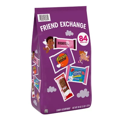 HERSHEY'S Valentine's Variety Pack Candy, Snack Size, 84 pcs. | Sam's Club