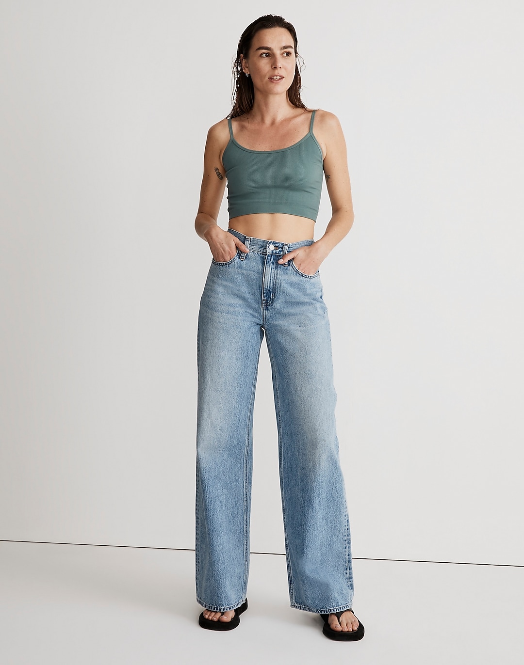 Superwide-Leg Jeans in Varian Wash | Madewell