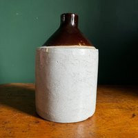 Vintage/Antique Stone Crock. Brown Glaze. Farmhouse Decor Cottagecore | Etsy (US)