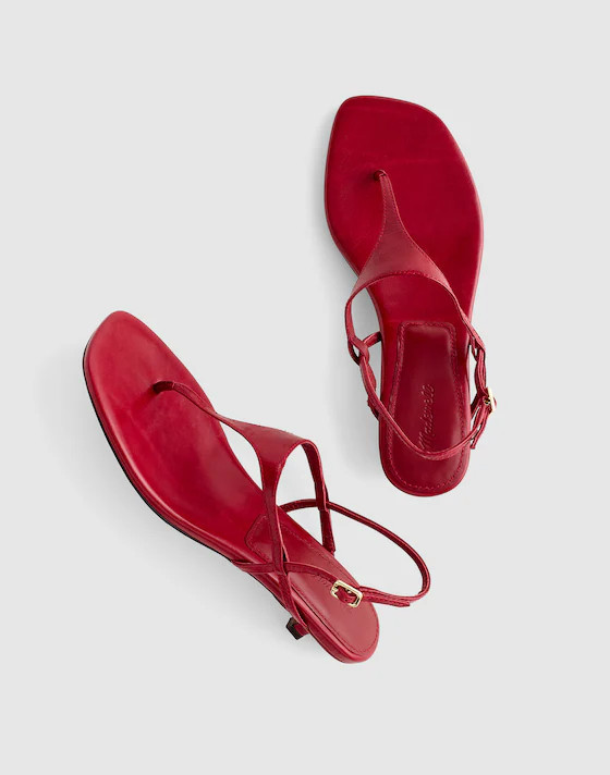 The Chiara Kitten Heel Slingback Sandal | Madewell