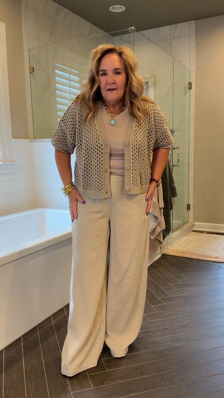 Wearing size XL. The splendid brand is luxe! Use my 20% off code NANETTESP24

I’m wearing the color fawn 
I am also linking less expensive neutral pieces. 

Summer outfit neutral outfit monochromatic 

#LTKOver40 #LTKSeasonal #LTKMidsize