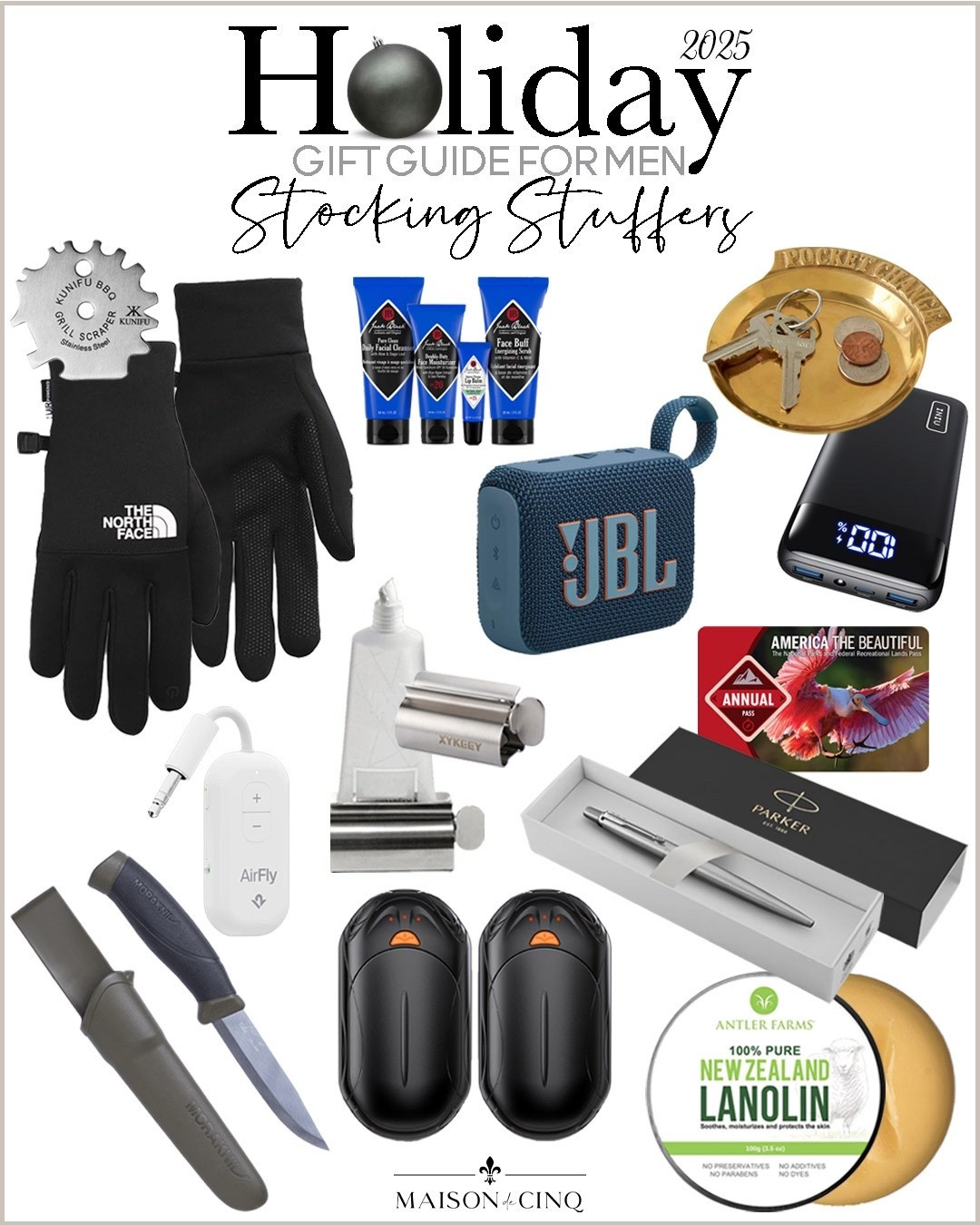 Creative and fun stocking stuffer ideas for men - at every price point!

Holiday gifts, gifts for him, gifts for men, fashion gifts, stocking stuffer ideas, men’s fashion, Christmas gifts  

#LTKMens #LTKHoliday #LTKGiftGuide