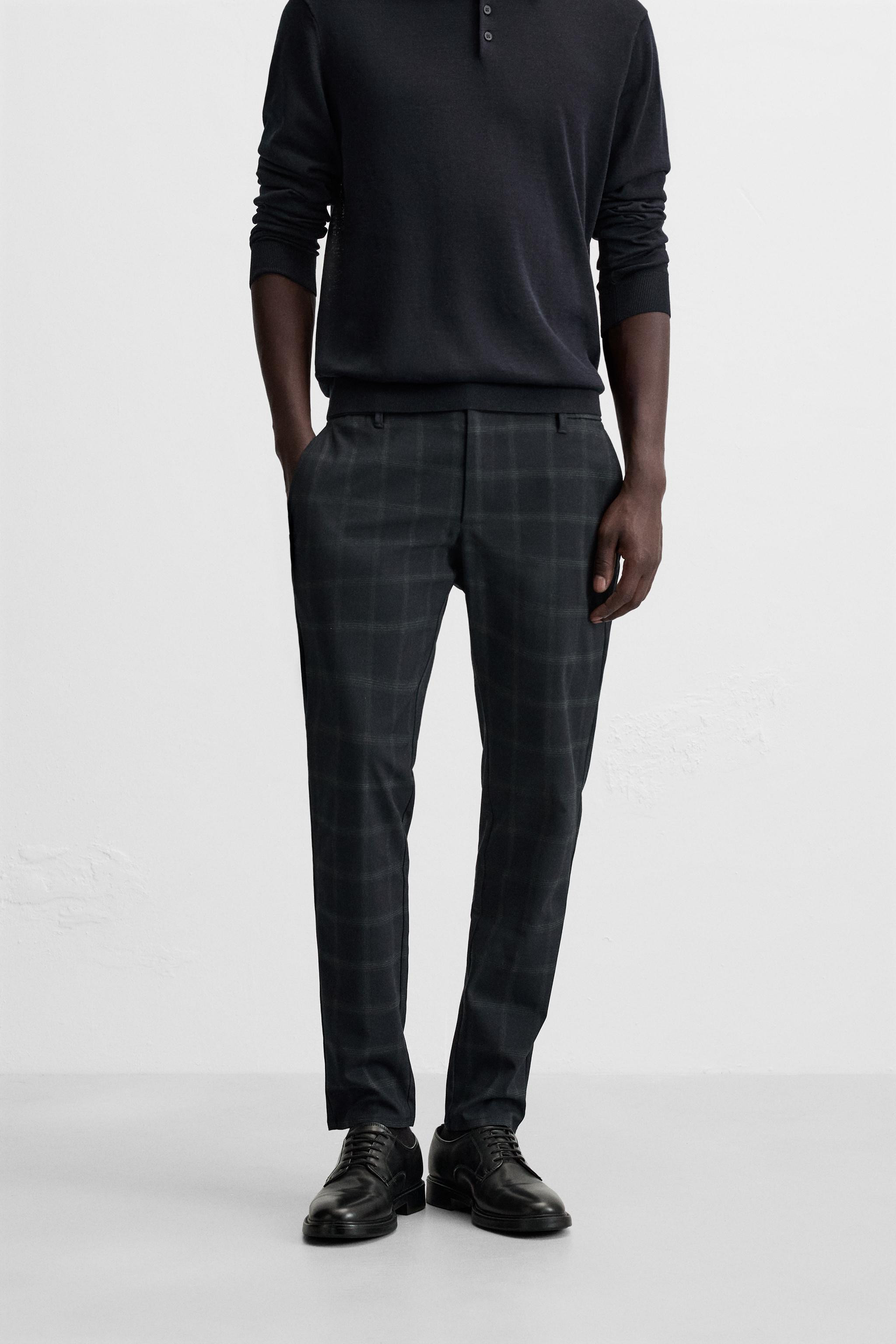 SLIM FIT STRETCH PANTS | Zara US