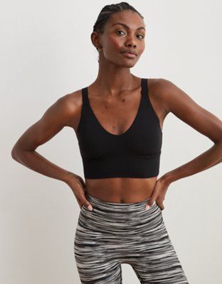 Aerie Real Me Twist Back Sports Bra | American Eagle Outfitters (US & CA)