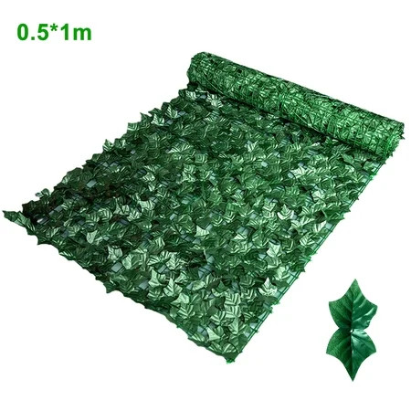 FAVOLOOK Artificial Fence Home Faux Leaves Privacy Screen Outdoor Garden Backyard Trellis(4) | Walmart (US)