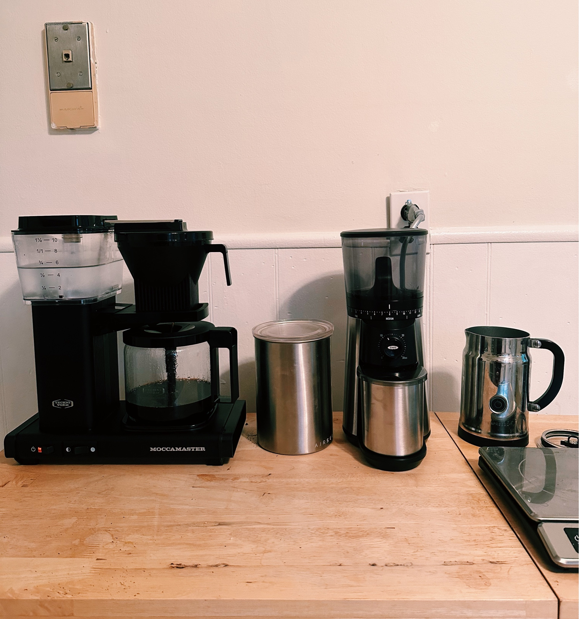 our coffee set up ☕️