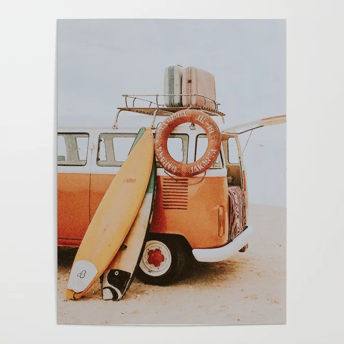lets surf viii Poster | Society6
