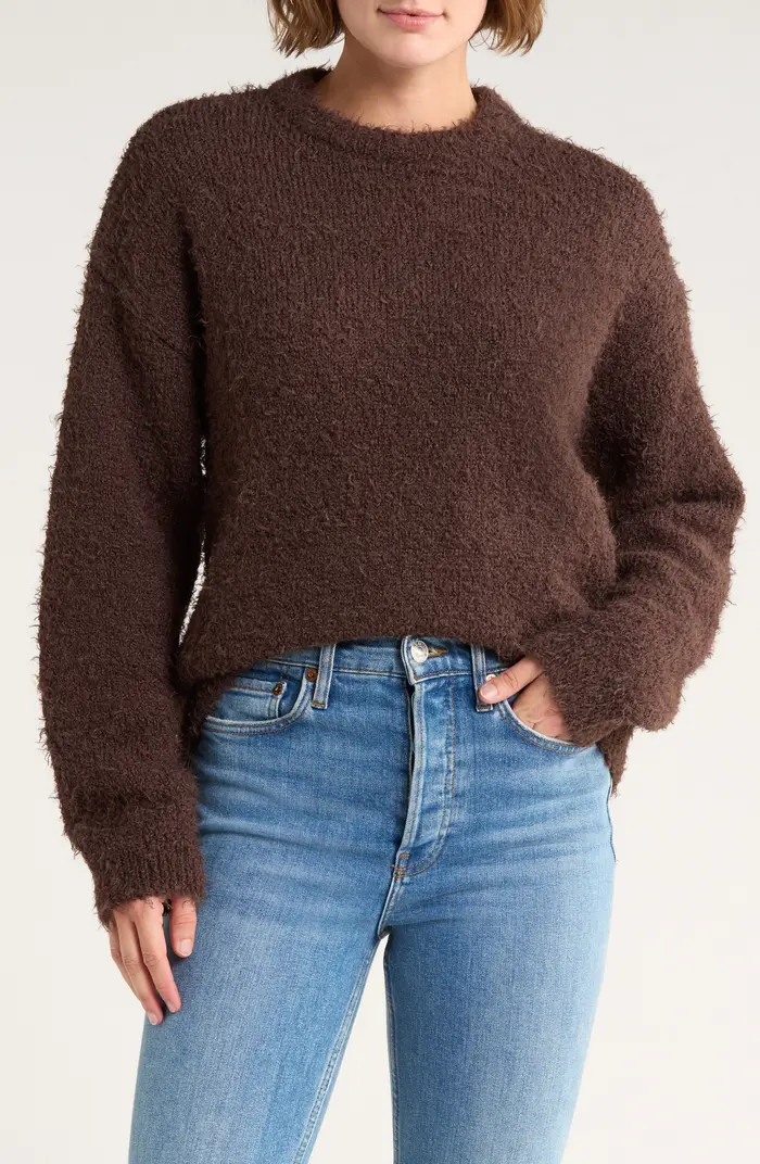 Leith Oversize Eyelash Knit Sweater | Nordstromrack | Nordstrom Rack