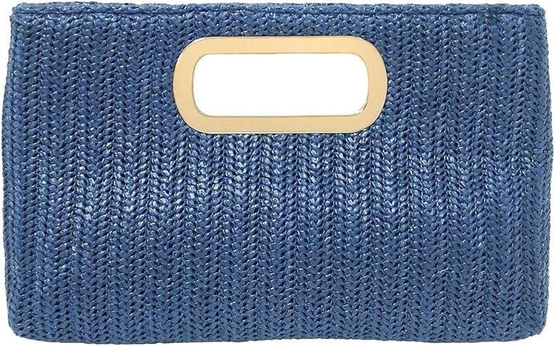 Top Handle Straw Clutch | Amazon (US)