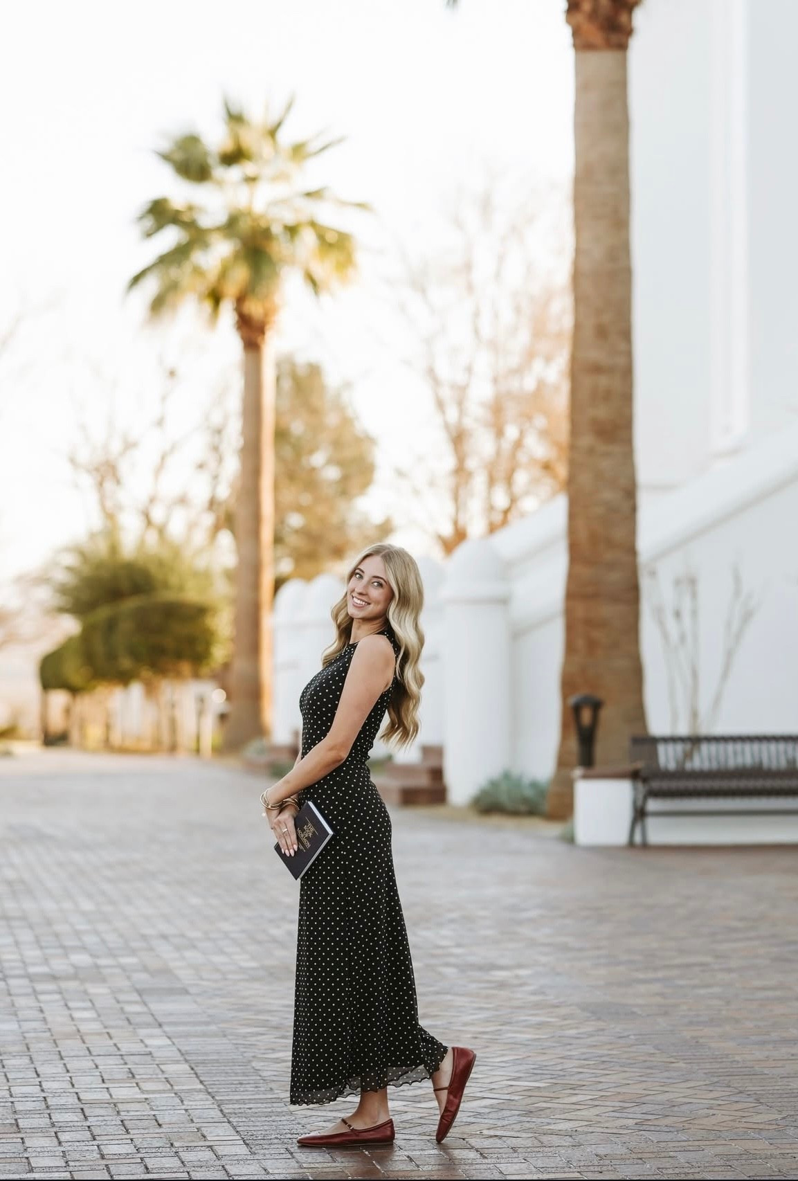 hunters mission pictures outfit! love this polkadot dress 

#LTKdayinmylife #LTKmomlife #LTKootd