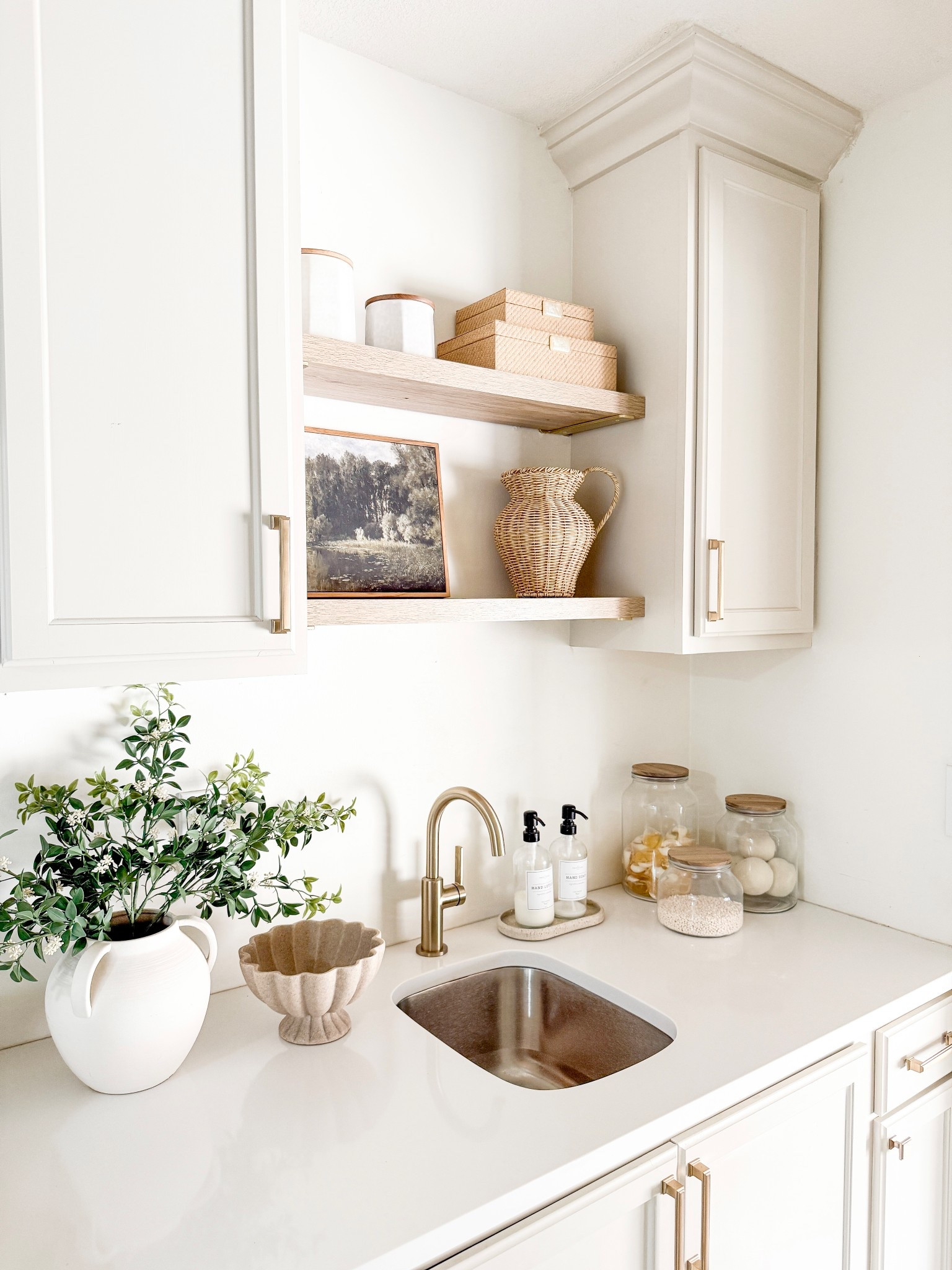 Laundry room styling, floating shelf styling, home decor, shelf decor, laundry room storage, shelf decor

#LTKSaleAlert #LTKHome