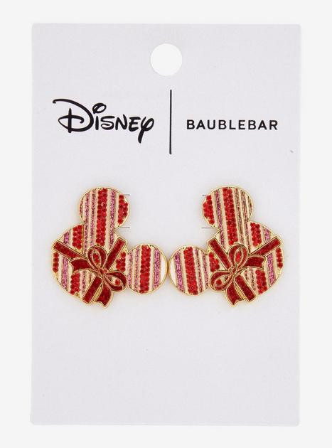 Baublebar Disney Mickey Mouse Present Rhinestone Stud Earrings | BoxLunch