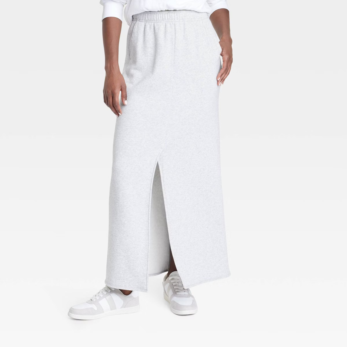 Women's Leisure Studio Fleece Maxi Skirt | Target