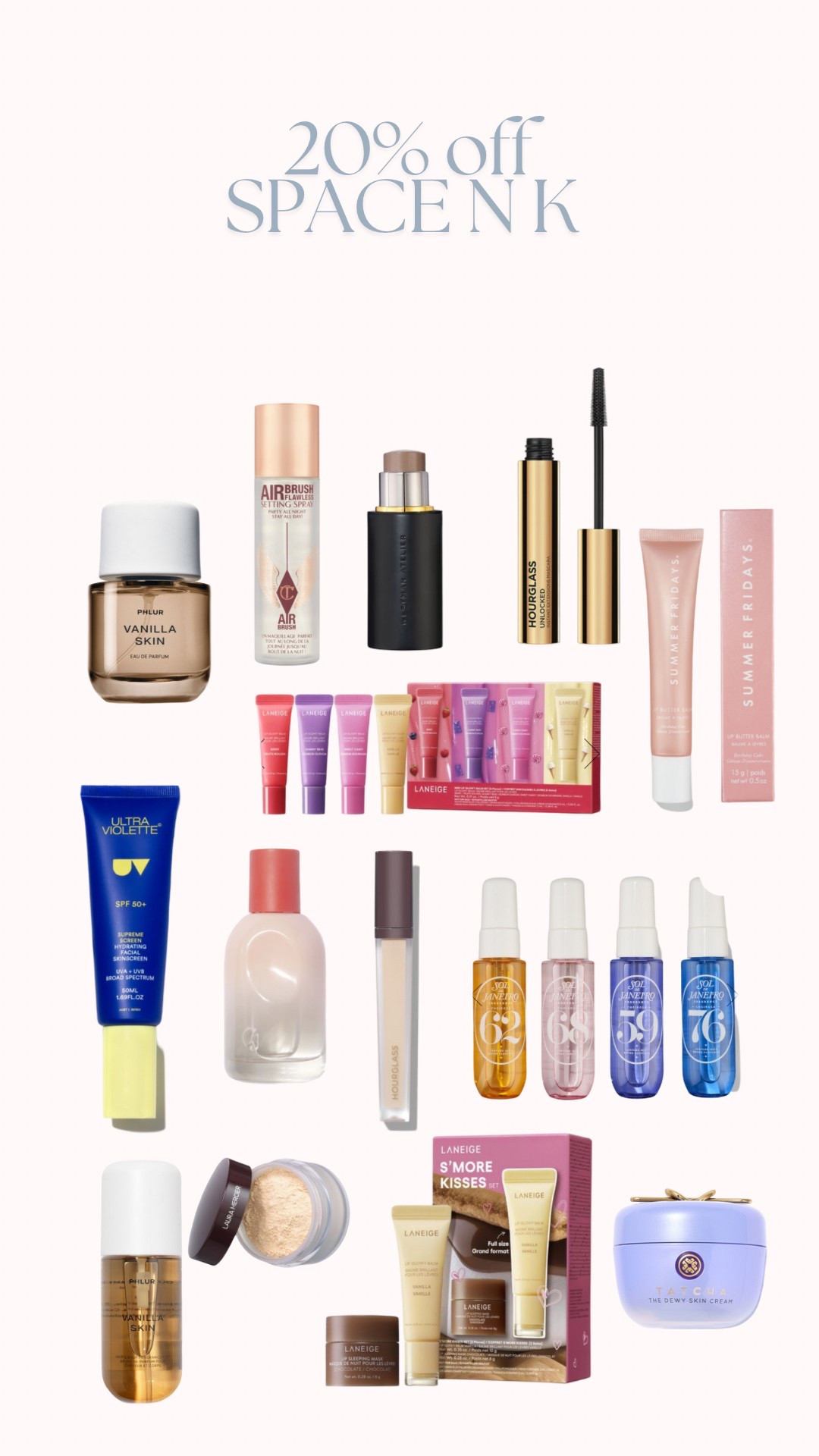 20% off so many beauty goodies including gift sets! #spacenk #gifts #beauty #hourglass #charlottetillbury 

#LTKgiftguide #LTKbeauty