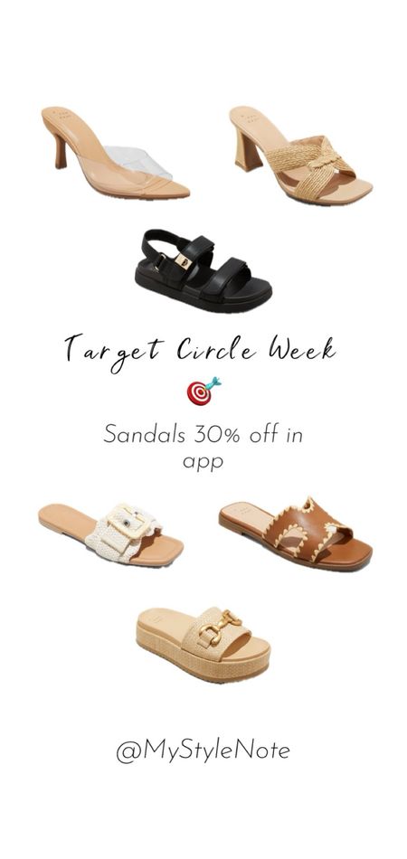 My favorite sandals in the Target Circle Week sale 🎯 All 30% in the Target app!



#LTKxTarget #LTKsalealert #LTKshoecrush