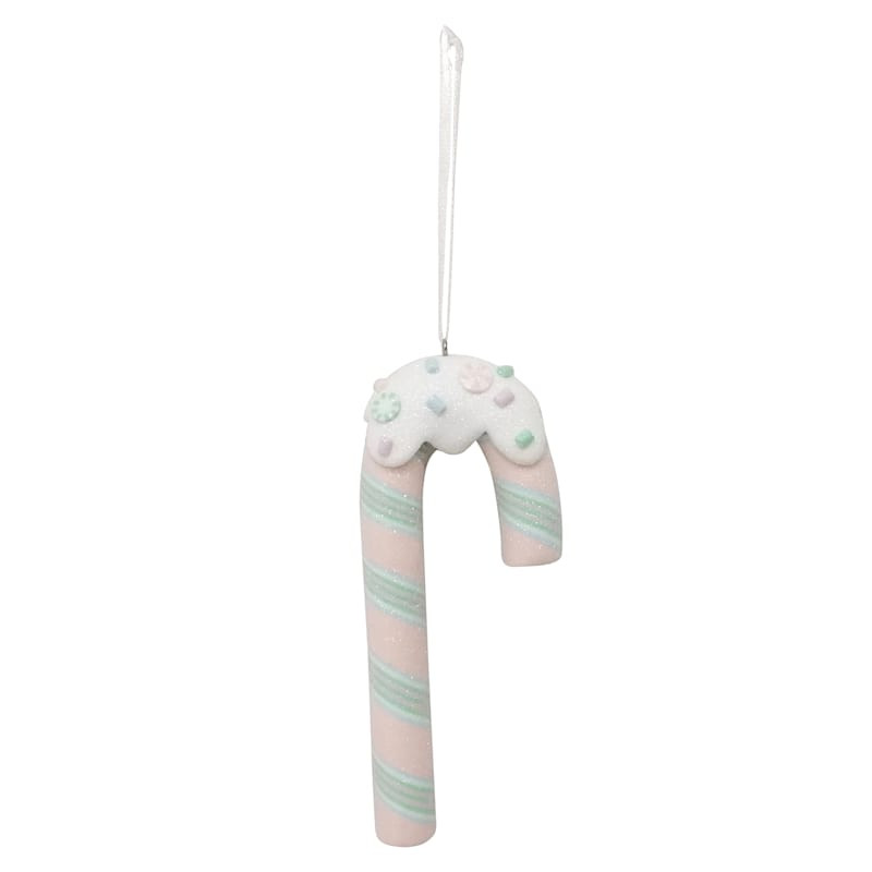 Mrs. Claus' Bakery Pastel Candy Cane Ornament, 5.4" | At Home