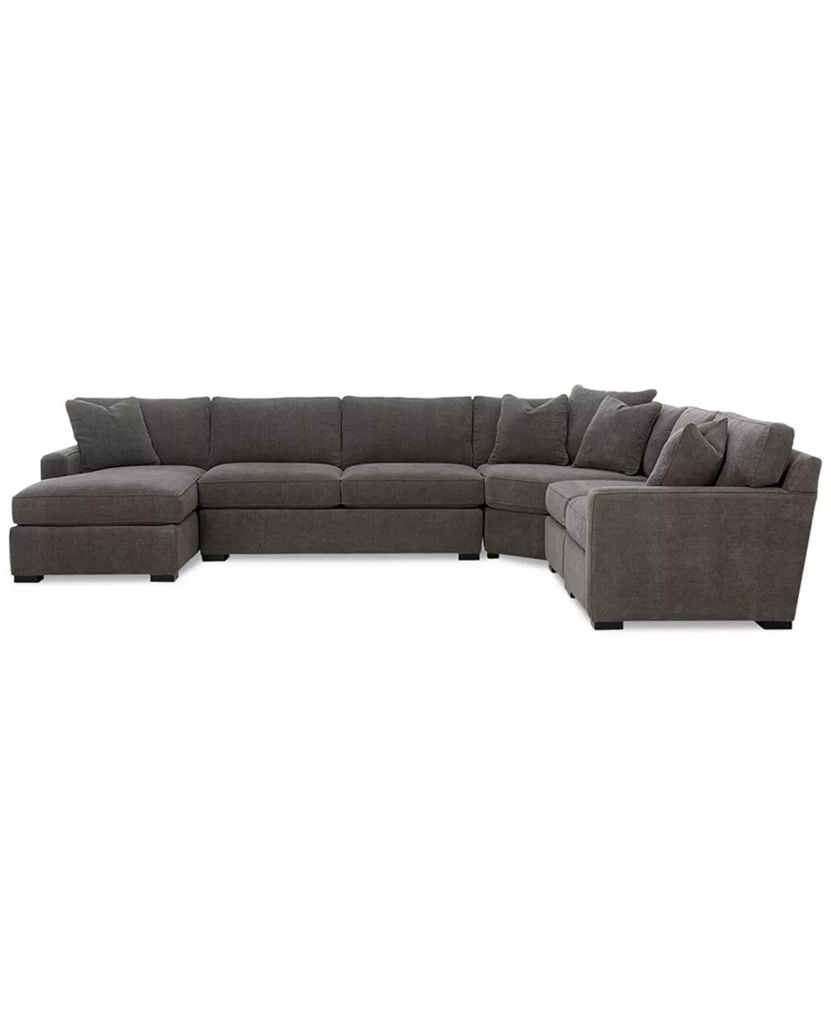 Furniture Radley 5-Piece Fabric Chaise Sectional Sofa, Created for Macy's - Macy's | Macys (US)