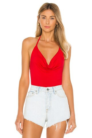 Nia Drape Front Bodysuit | Superdown
