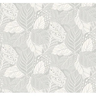 Vinca Grey Wallpaper - Bed Bath & Beyond - 39953422 | Bed Bath & Beyond