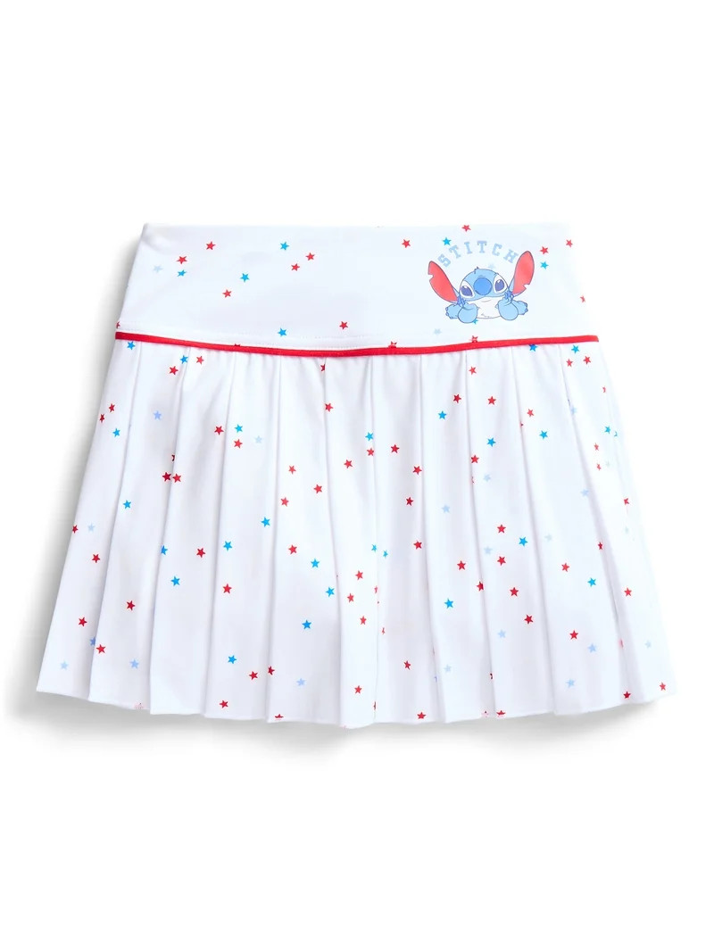 Disney Stitch Girls Active Pleated Skort, Sizes 4-12 | Walmart (US)