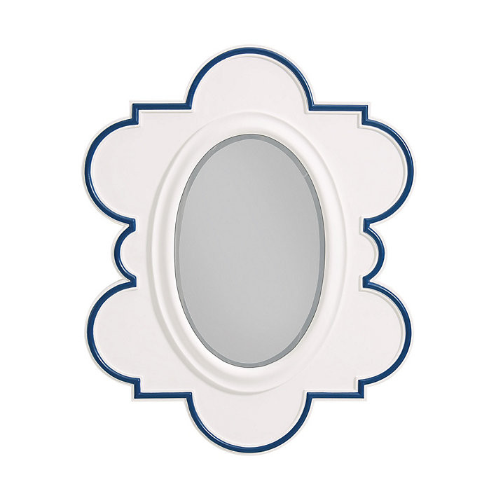 Billow White Scalloped Wall Mirror | Ballard Designs, Inc.