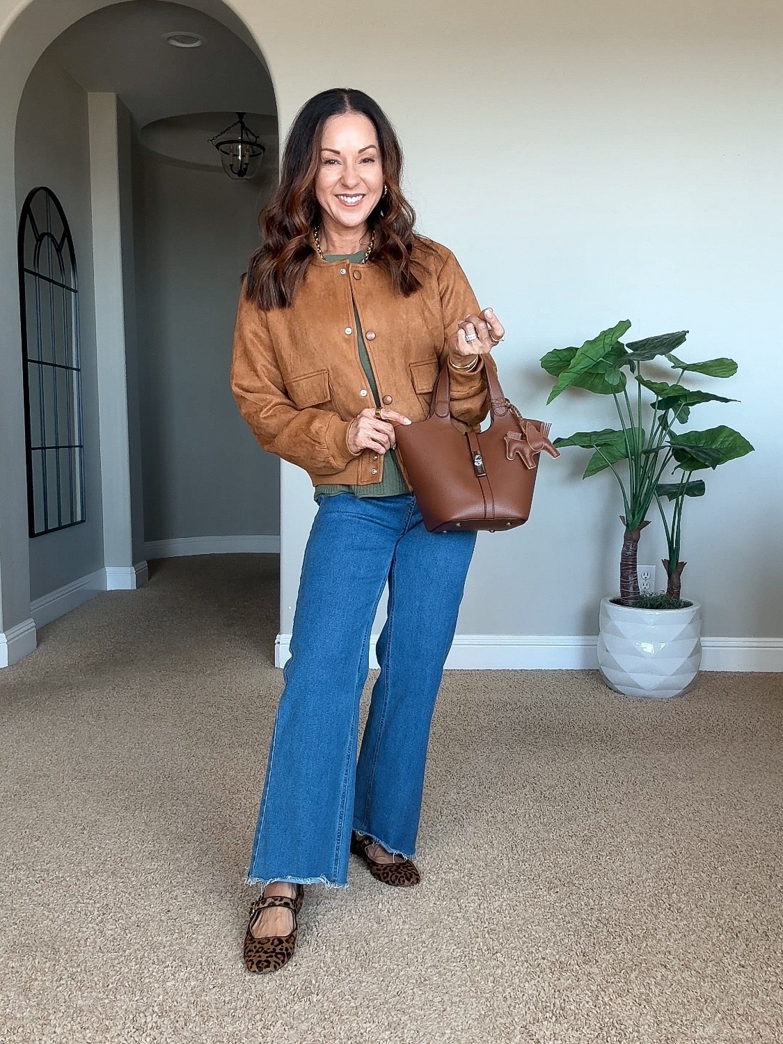 Every fall outfit with jeans. Jeans are super comfy and work well for petites. Size extra small. Sweater is the size extra small and the first white jacket size extra small. For reference I’m 5’1” 109 LBS. Shoes go up a half size of in between sizes. 

#LTKPetite #LTKFindsUnder50 #LTKOver40