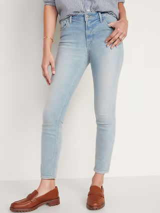 Mid-Rise Rockstar Super Skinny Jeans for Women | Old Navy (US)