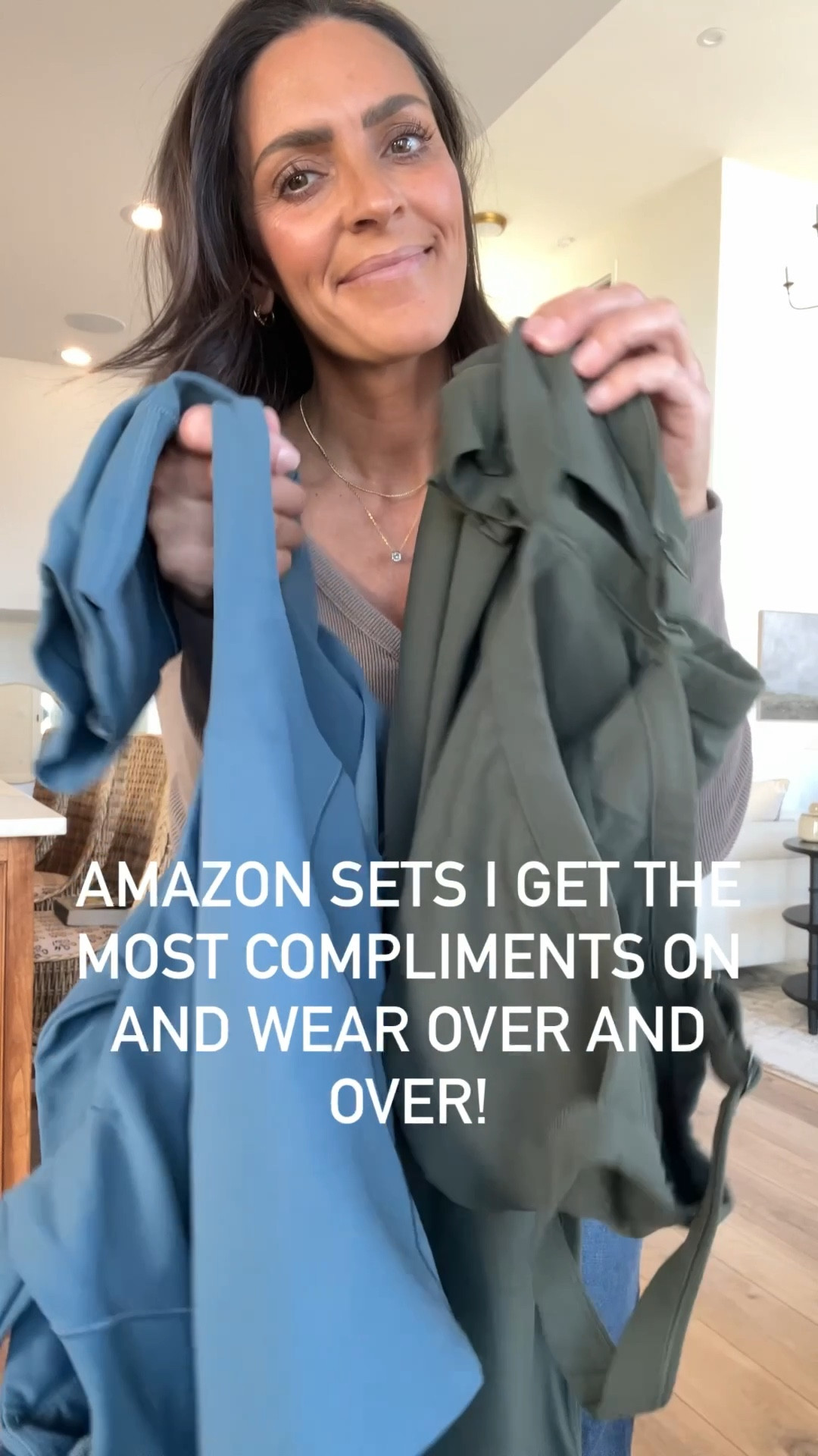 A couple of my favorite Amazon sets. Butter soft leggings. Good coverage for the tummy. Good support with the sports bra. No front seam leggings. Love the colors. Wearing a small in all things  

#LTKActive #LTKPetite #LTKOver40