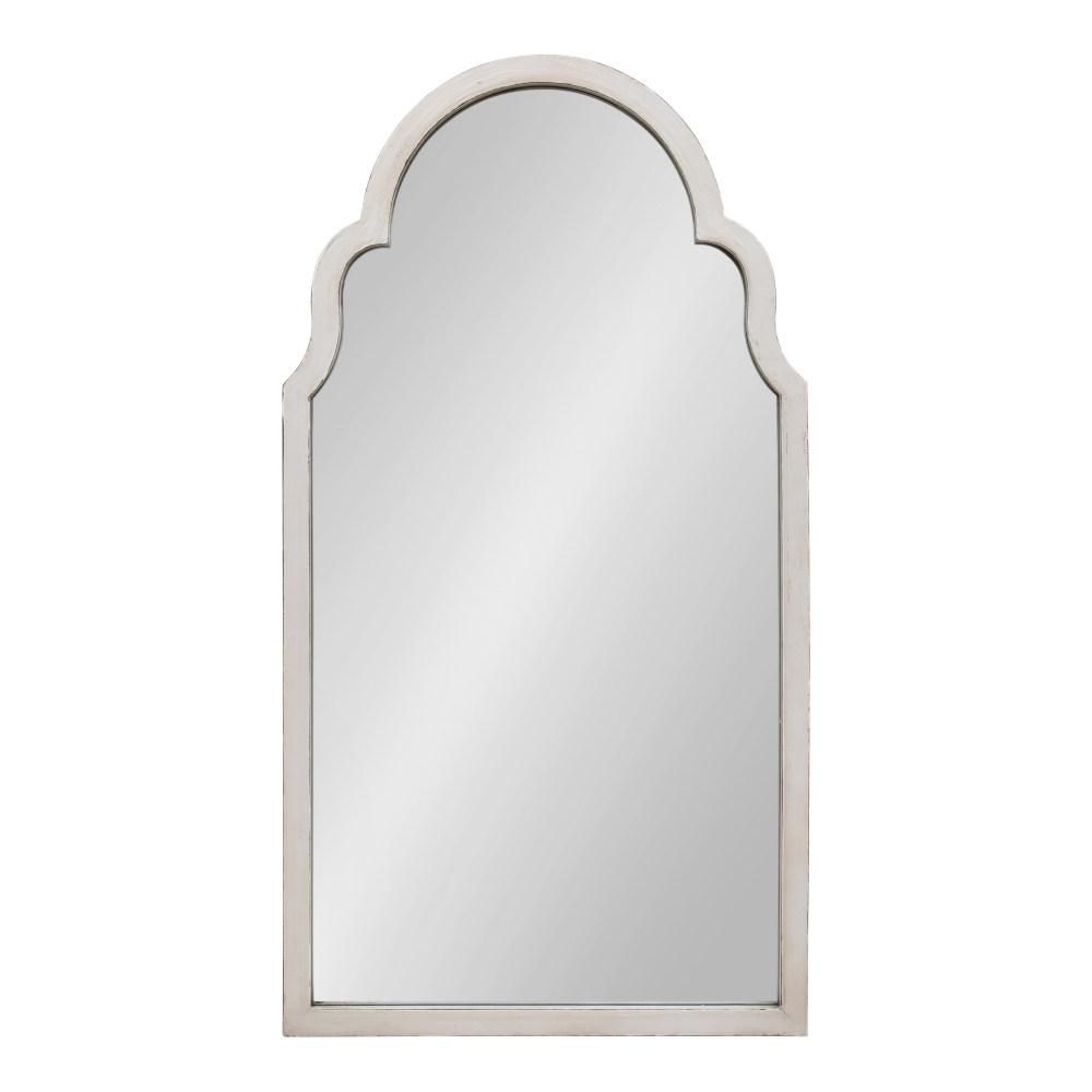 Kate and Laurel Large Arch White American Colonial Mirror (47.75 in. H x 25.75 in. W) | The Home Depot