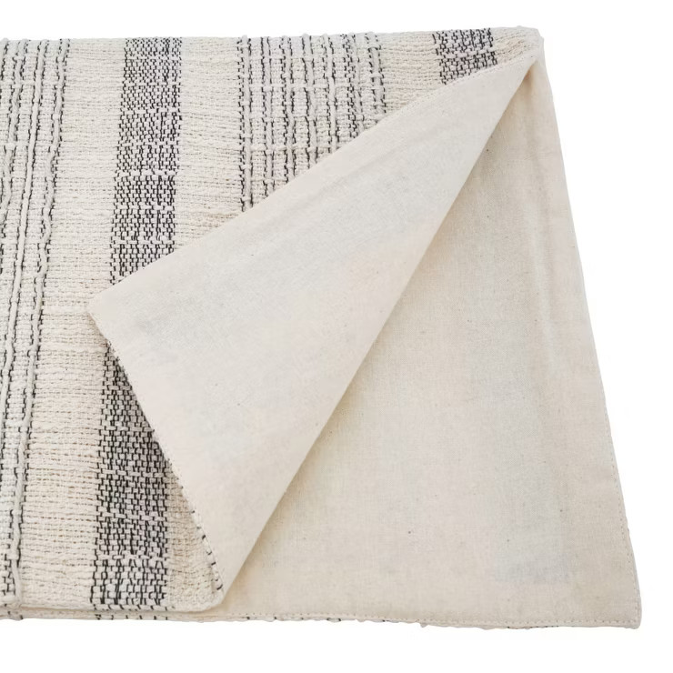 Saro Lifestyle Table Runner With Striped Woven Design | Target