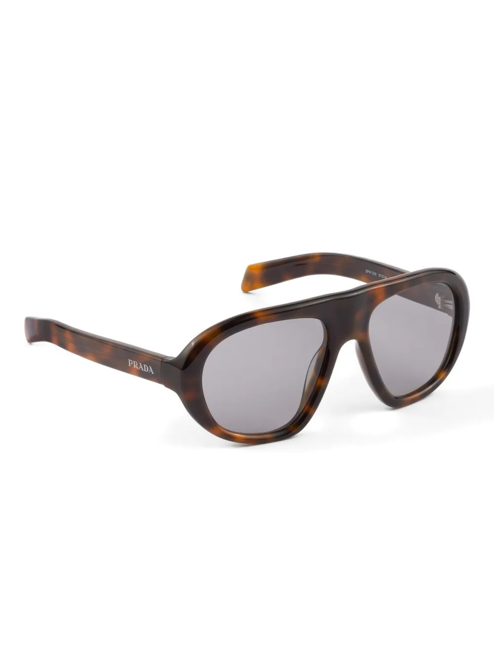 Prada Eyewear Tortoiseshell pilot-frame Sunglasses | Brown | FARFETCH | Farfetch Global