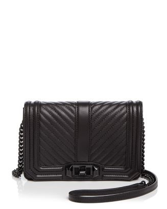 Love Chevron Quilt Small Leather Crossbody | Bloomingdale's (US)