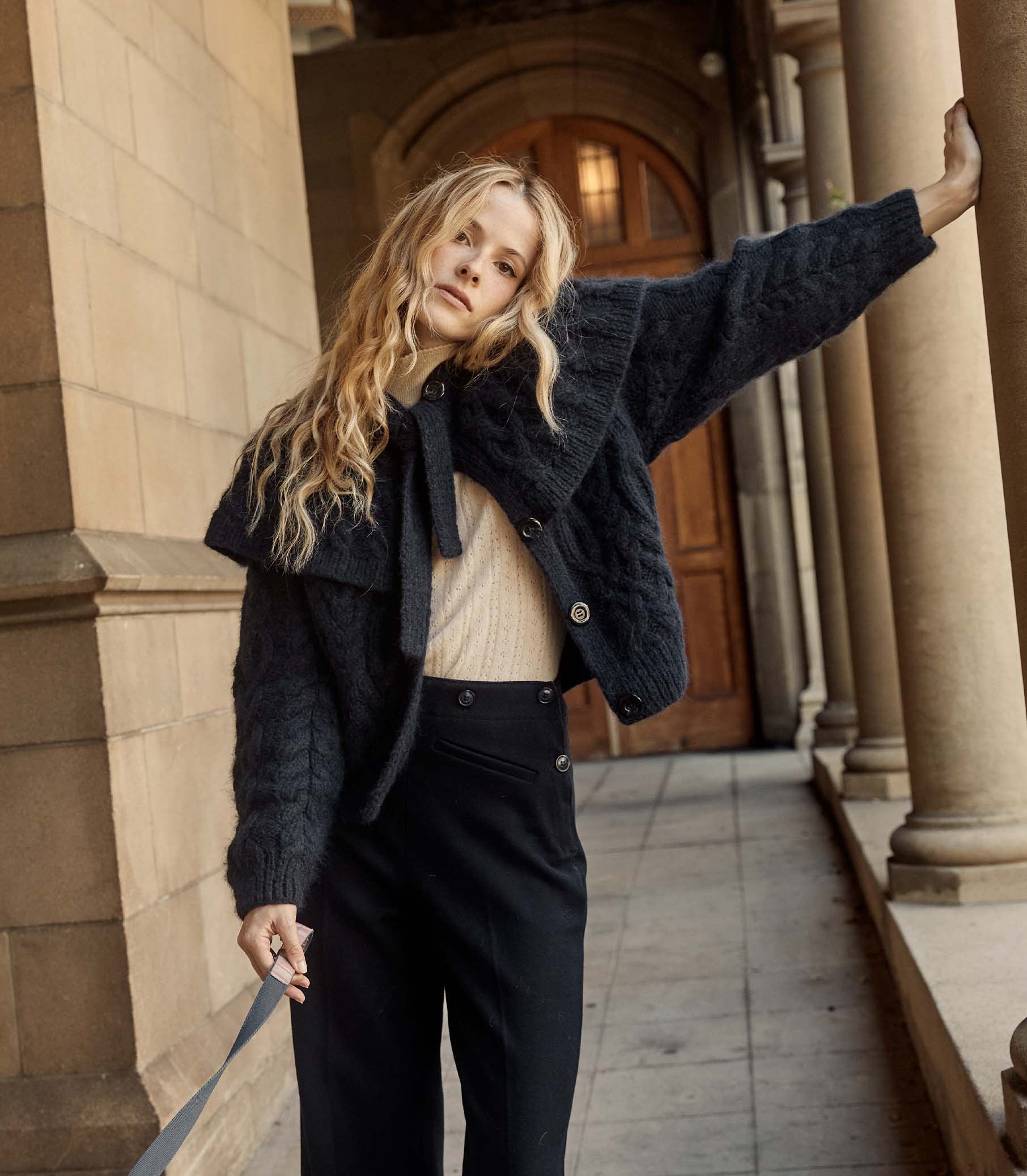 Holland Cardigan - Navy | DÔEN | DOEN