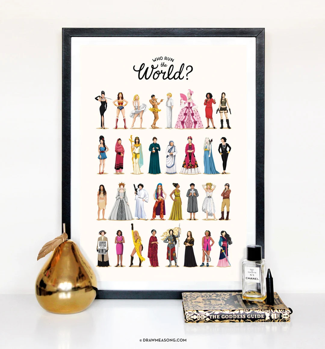 Who Run the World Poster, the Future is Female Print, Women Empowerment Gift for Her, Inspiring A... | Etsy (US)