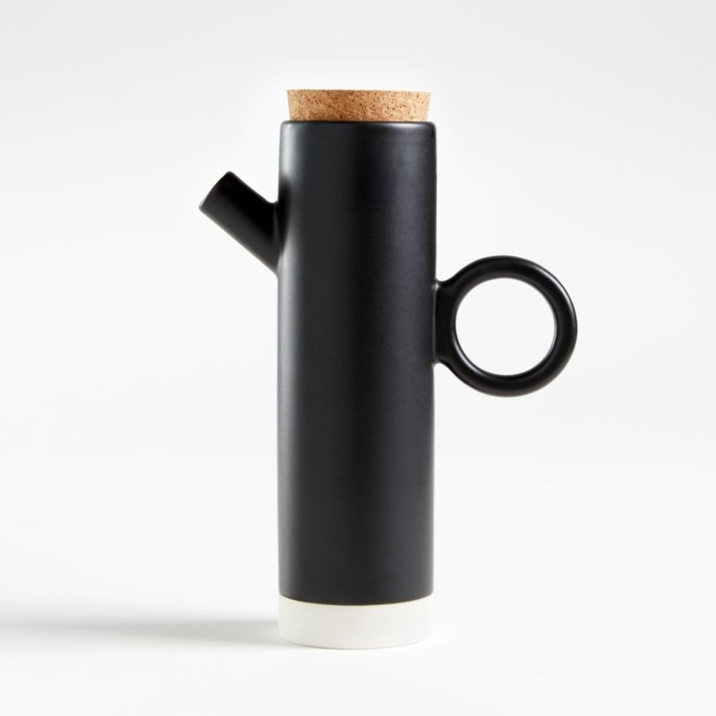 Shaillee Matte Black Cruet + Reviews | Crate & Barrel | Crate & Barrel