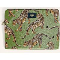 Wouf Laptop-Hülle Olive Leopard gruen | Breuninger (DACH)
