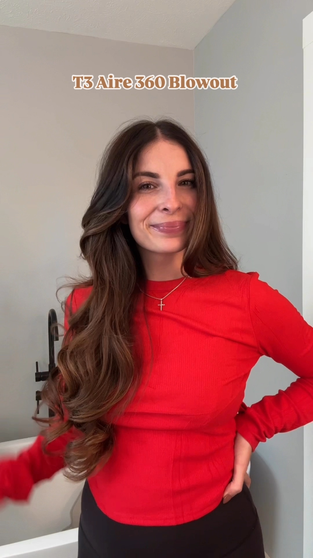 If you’ve been thinking about getting the new @t3micro aire 360, I definitely recommend! Such a fun blowout styler! This would make a great Christmas gift too for the girl in your life who loves trying out new hair styles! 

What makes it unique:
• Superior heat and ceramic curling attachments for smoother, shinier hair
• Superior air flow to wrap hair effortlessly
• Longer-lasting blowout  with no heat damage*

What's in the box (see unboxing video on my previous post)
• T3 Aire 360 Air Styler Blowout Kit
• Aire 360 base
• Ceramic Curling Attachments
• Oval Brush
• SoftAire Drying Concentrator
• Storage tote

#t3micro #t3aire360 #blowoutstyles #hairblowout #airstyle #longhairgoals #brunettebeauty #t3hair 

#LTKVideo #LTKBeauty