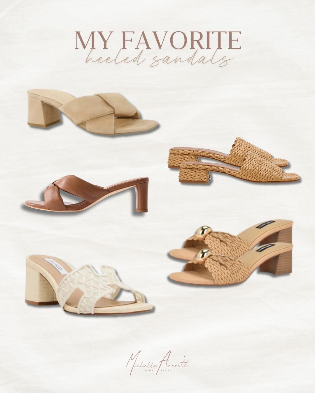Shoes can completely change how an outfit feels, and lately I’ve been obsessed with heeled sandals that feel effortless but still elevated. Raffia heels have been my favorite for that soft, textured look that instantly feels warm-weather ready without trying too hard.

I also love keeping neutrals in rotation because they truly go with any outfit, whether it is something casual during the day or a more dressed-up evening look. It is all about those easy pairs that make getting ready feel simple, pulled together, and a little more refined for every summer plan.

Heeled sandals, summer shoe, vacation sandal

#LTKOver40 #LTKgrwm #LTKootd