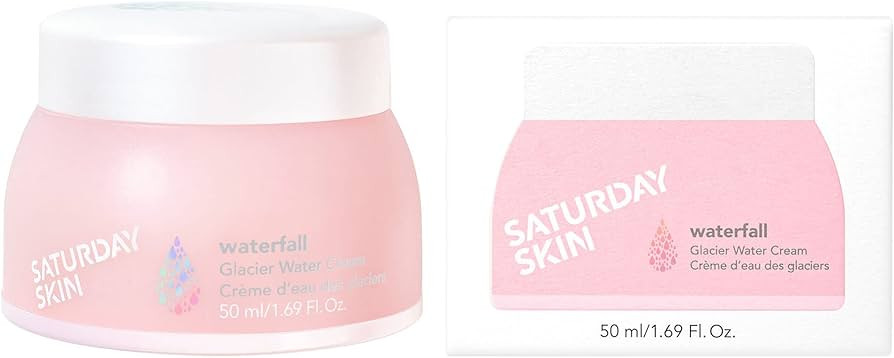 Saturday Skin Face Moisturizer Water Cream Natural Oil free Gel Type Cream From Alaska Glacier Wa... | Amazon (US)