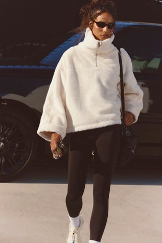 Alpine Faux Fur Half Zip | Free People (Global - UK&FR Excluded)