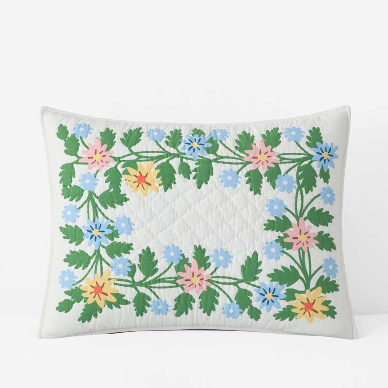 Helena Quilted Sham - Multi, Standard | The Company Store